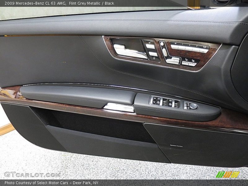 Flint Grey Metallic / Black 2009 Mercedes-Benz CL 63 AMG