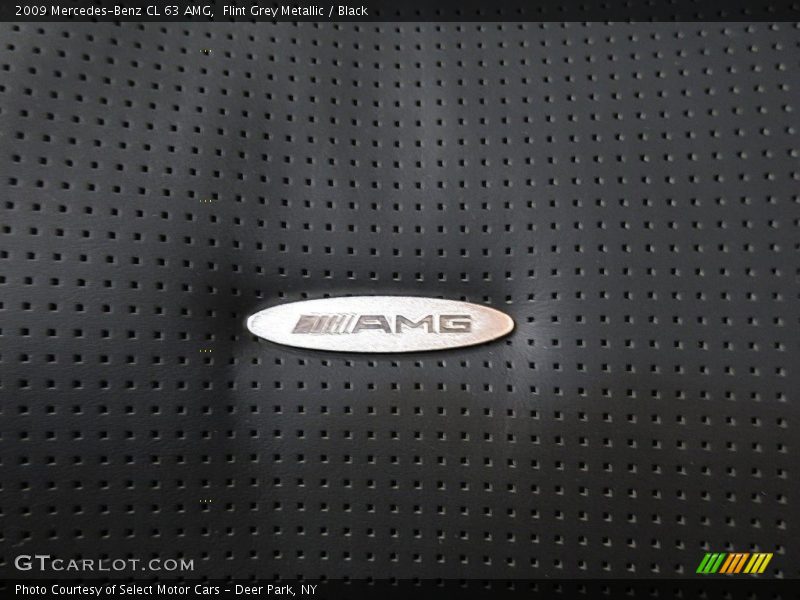 Flint Grey Metallic / Black 2009 Mercedes-Benz CL 63 AMG