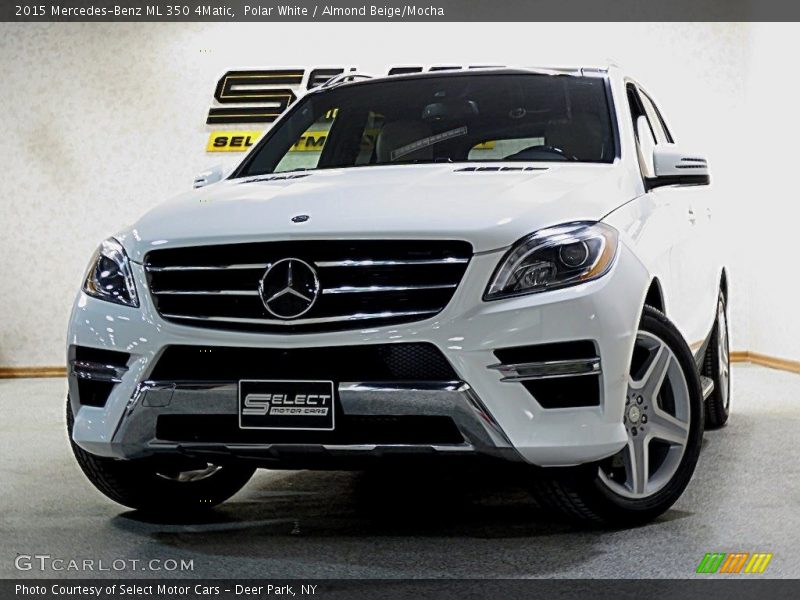 Polar White / Almond Beige/Mocha 2015 Mercedes-Benz ML 350 4Matic