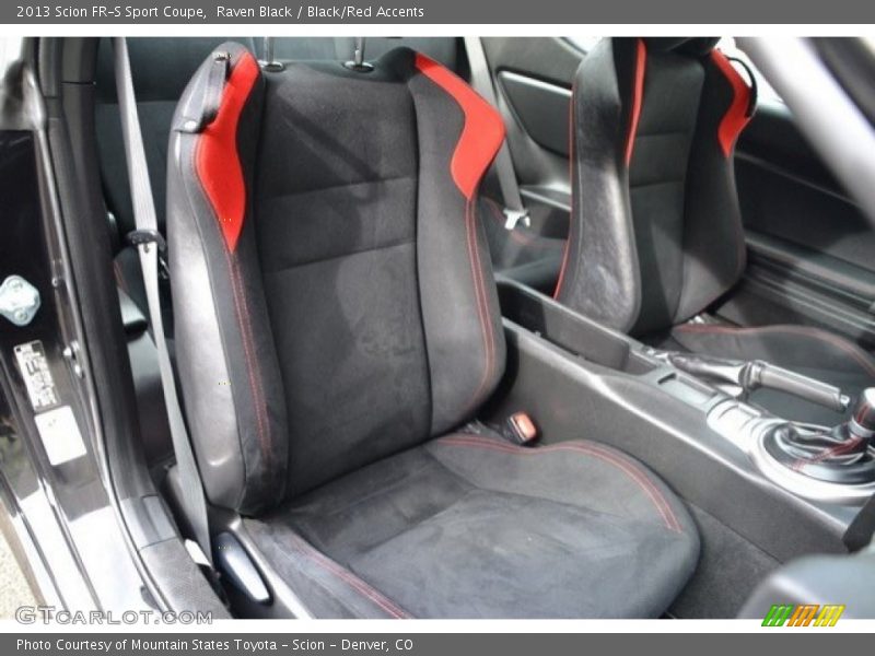 Raven Black / Black/Red Accents 2013 Scion FR-S Sport Coupe