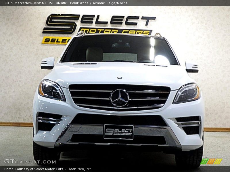 Polar White / Almond Beige/Mocha 2015 Mercedes-Benz ML 350 4Matic