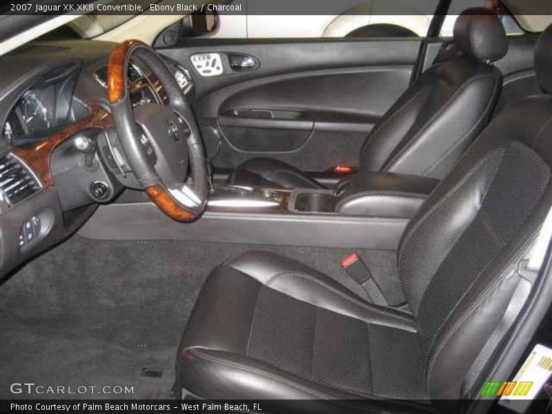 Ebony Black / Charcoal 2007 Jaguar XK XK8 Convertible