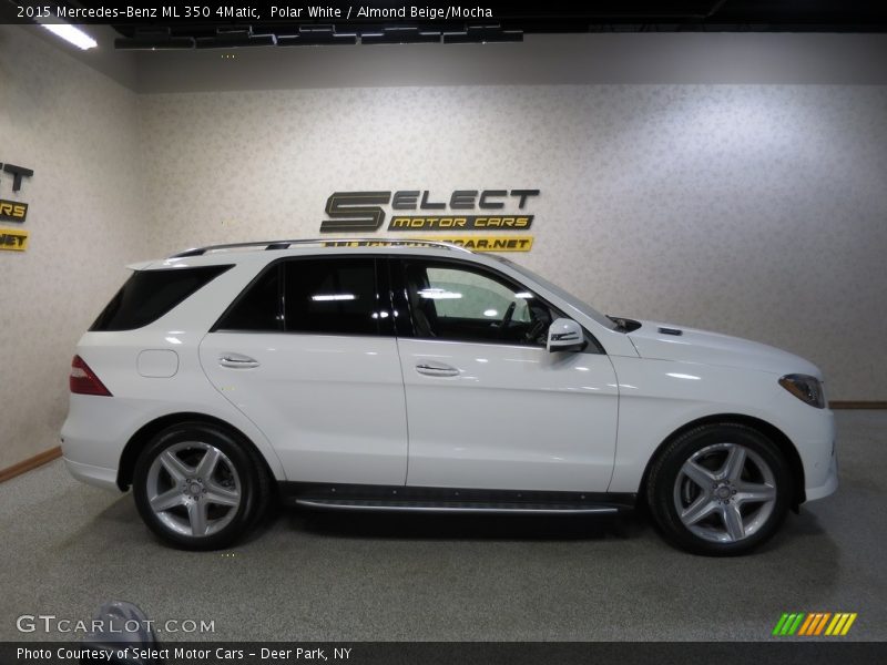 Polar White / Almond Beige/Mocha 2015 Mercedes-Benz ML 350 4Matic