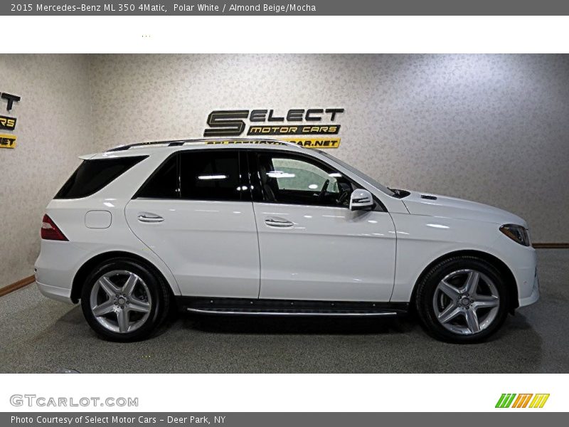 Polar White / Almond Beige/Mocha 2015 Mercedes-Benz ML 350 4Matic