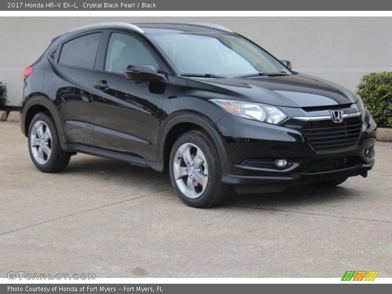 Crystal Black Pearl / Black 2017 Honda HR-V EX-L