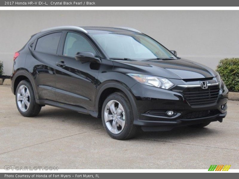 Crystal Black Pearl / Black 2017 Honda HR-V EX-L