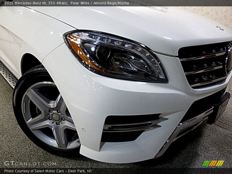 Polar White / Almond Beige/Mocha 2015 Mercedes-Benz ML 350 4Matic