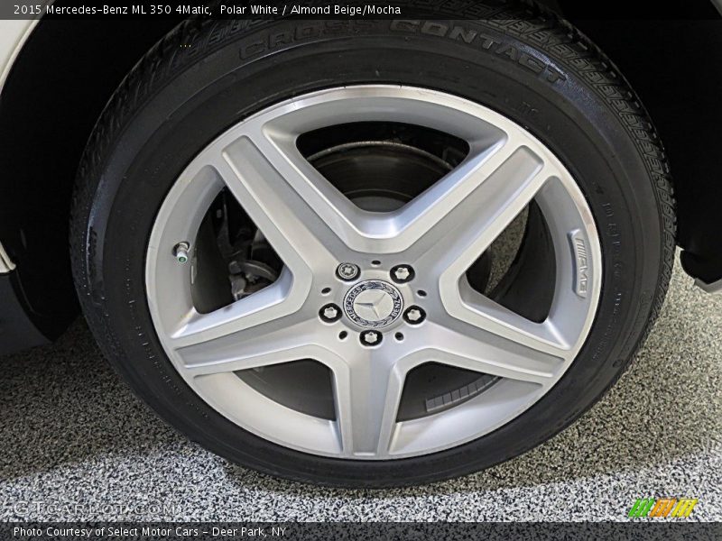Polar White / Almond Beige/Mocha 2015 Mercedes-Benz ML 350 4Matic