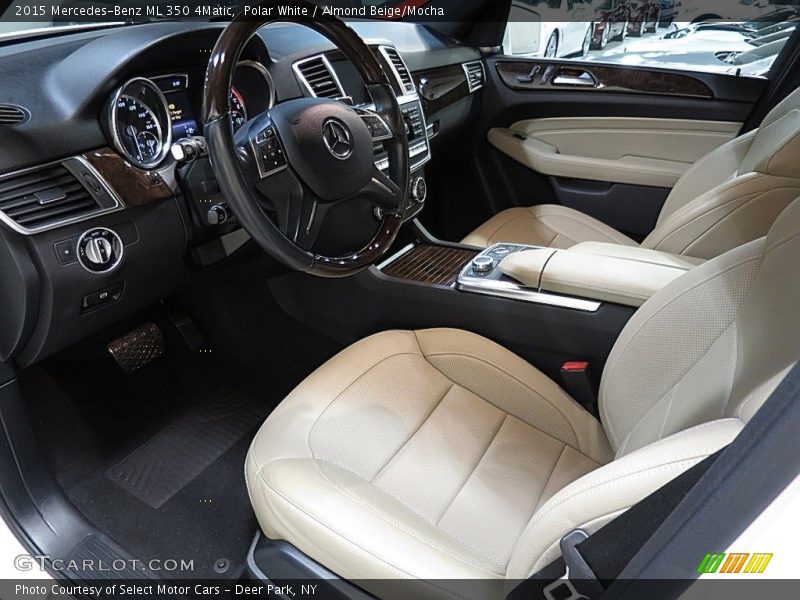 Polar White / Almond Beige/Mocha 2015 Mercedes-Benz ML 350 4Matic