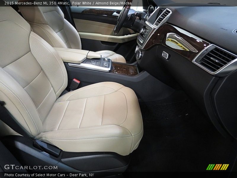 Polar White / Almond Beige/Mocha 2015 Mercedes-Benz ML 350 4Matic