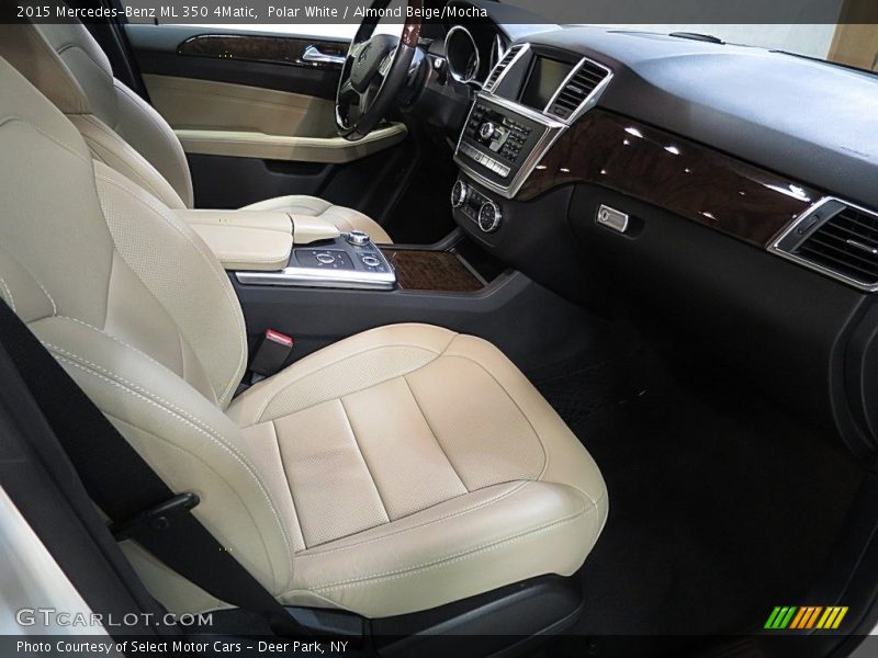 Polar White / Almond Beige/Mocha 2015 Mercedes-Benz ML 350 4Matic