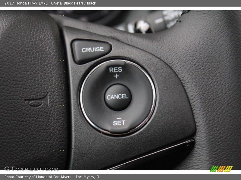 Crystal Black Pearl / Black 2017 Honda HR-V EX-L