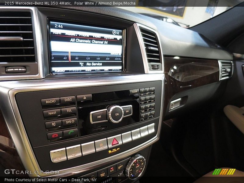Polar White / Almond Beige/Mocha 2015 Mercedes-Benz ML 350 4Matic