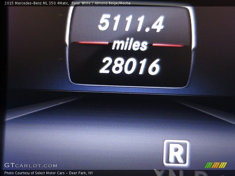 Polar White / Almond Beige/Mocha 2015 Mercedes-Benz ML 350 4Matic