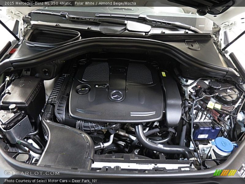Polar White / Almond Beige/Mocha 2015 Mercedes-Benz ML 350 4Matic