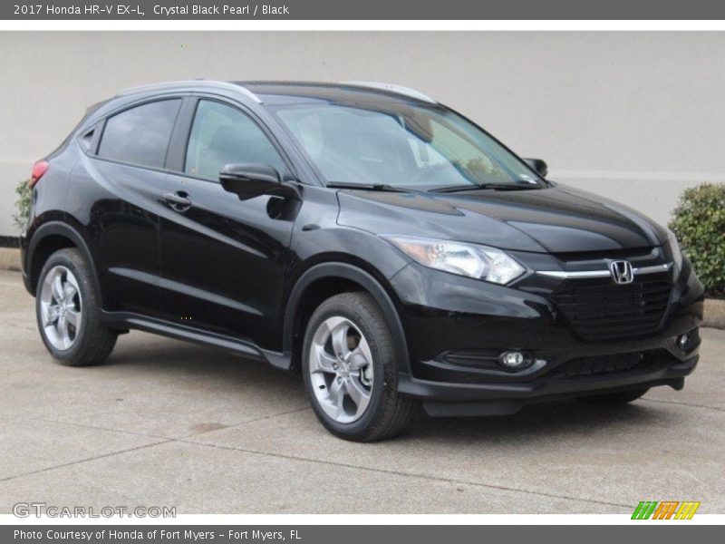 Crystal Black Pearl / Black 2017 Honda HR-V EX-L