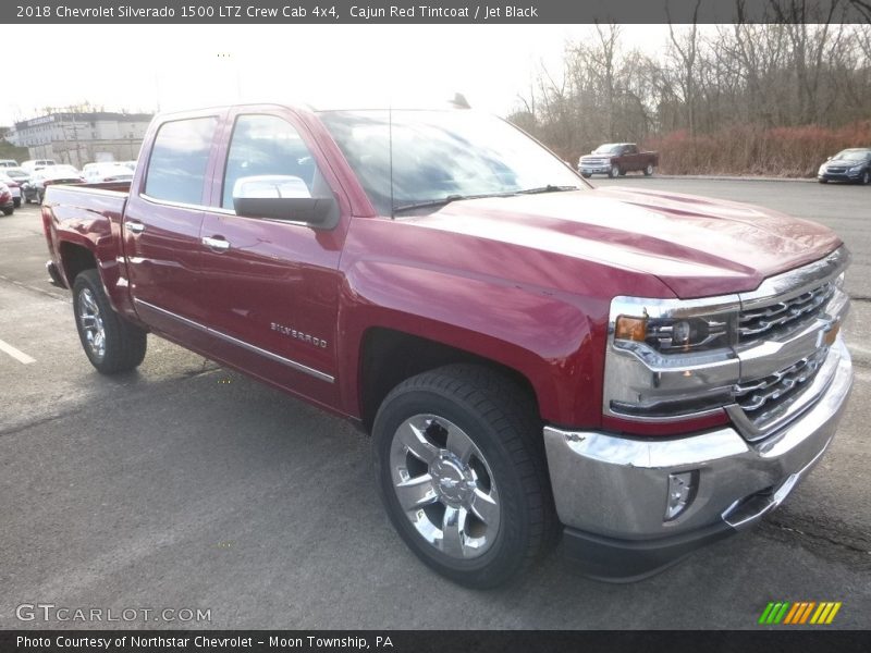 Cajun Red Tintcoat / Jet Black 2018 Chevrolet Silverado 1500 LTZ Crew Cab 4x4