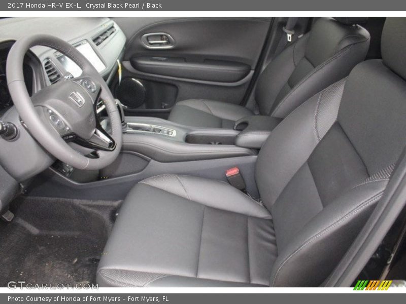 Crystal Black Pearl / Black 2017 Honda HR-V EX-L