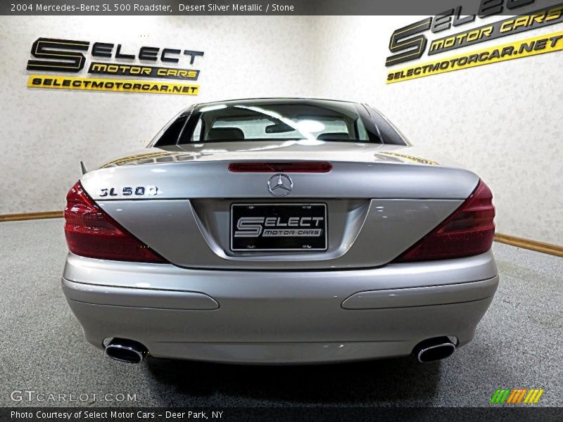 Desert Silver Metallic / Stone 2004 Mercedes-Benz SL 500 Roadster