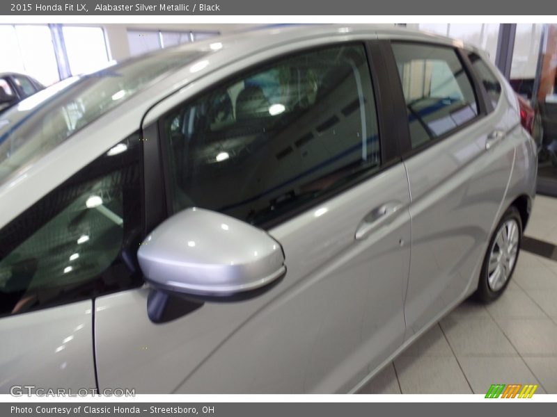 Alabaster Silver Metallic / Black 2015 Honda Fit LX