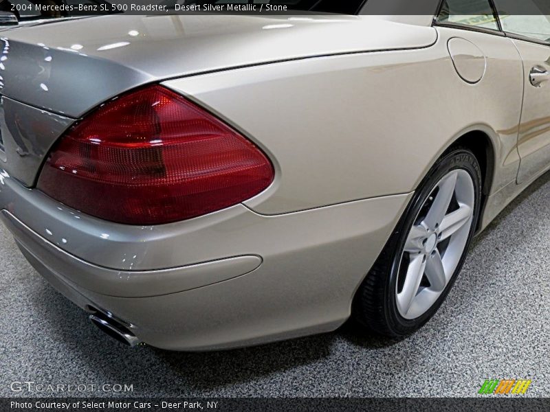 Desert Silver Metallic / Stone 2004 Mercedes-Benz SL 500 Roadster