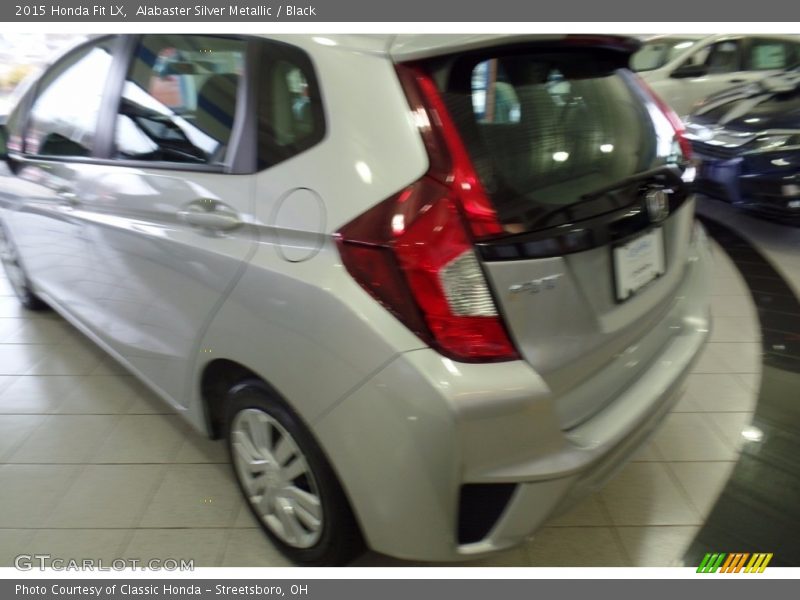 Alabaster Silver Metallic / Black 2015 Honda Fit LX