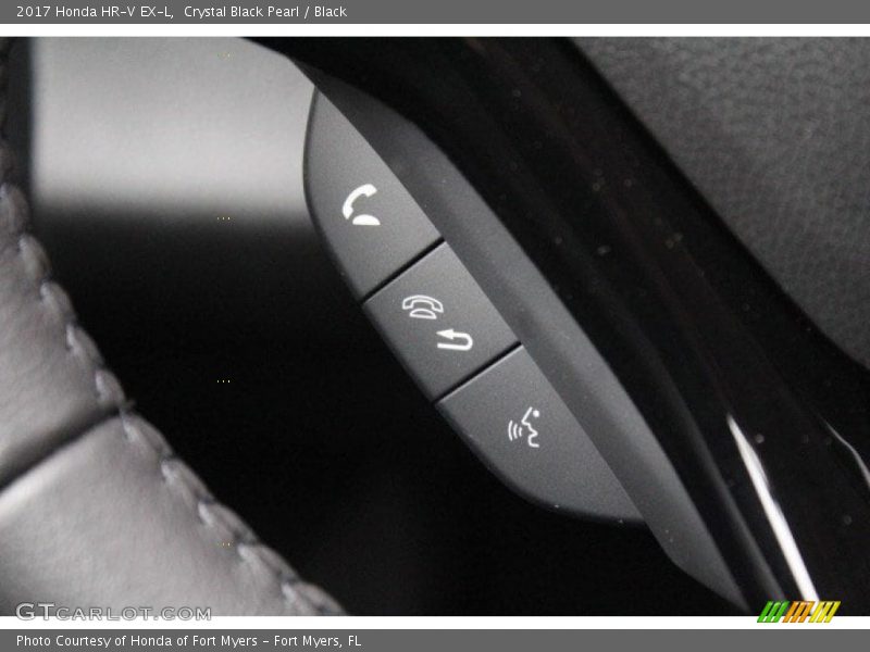 Crystal Black Pearl / Black 2017 Honda HR-V EX-L