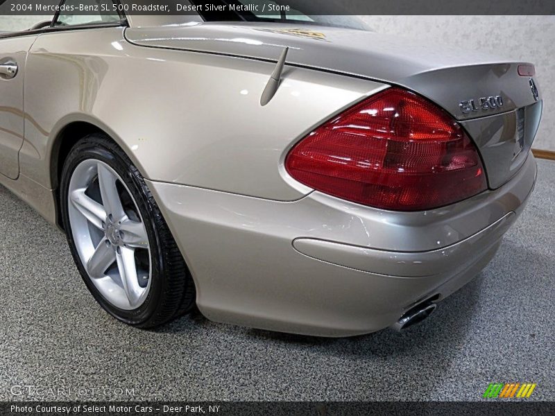 Desert Silver Metallic / Stone 2004 Mercedes-Benz SL 500 Roadster