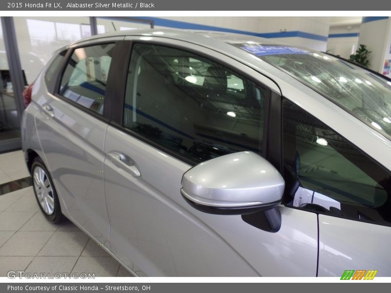 Alabaster Silver Metallic / Black 2015 Honda Fit LX