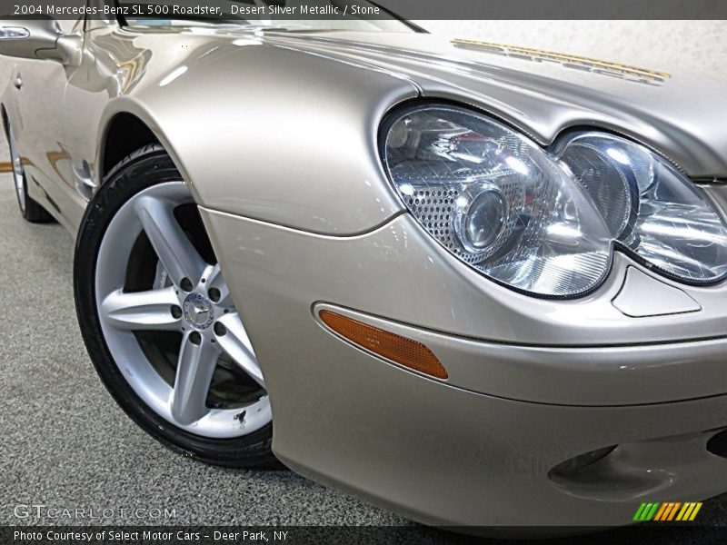 Desert Silver Metallic / Stone 2004 Mercedes-Benz SL 500 Roadster