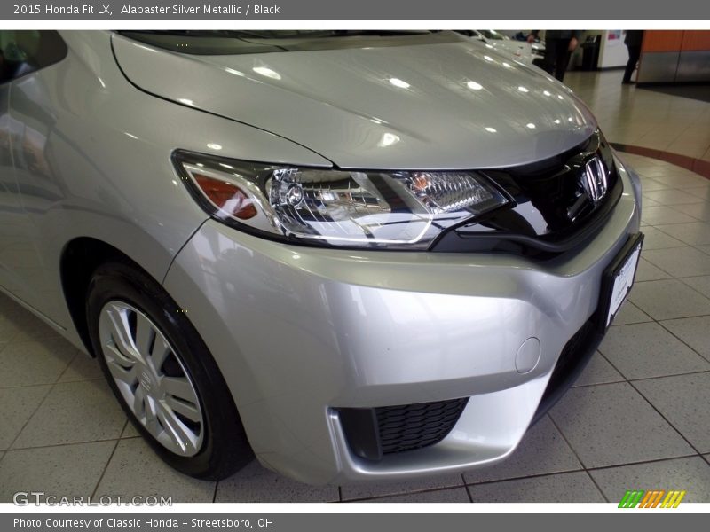 Alabaster Silver Metallic / Black 2015 Honda Fit LX