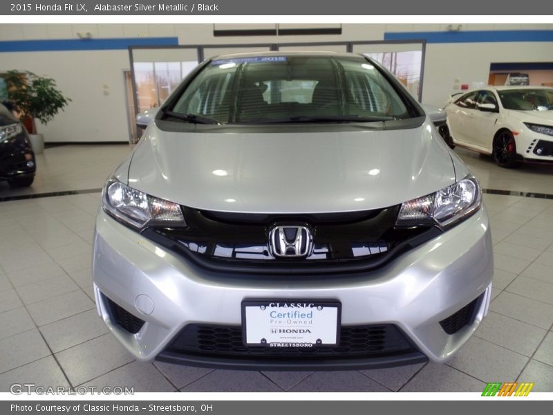 Alabaster Silver Metallic / Black 2015 Honda Fit LX
