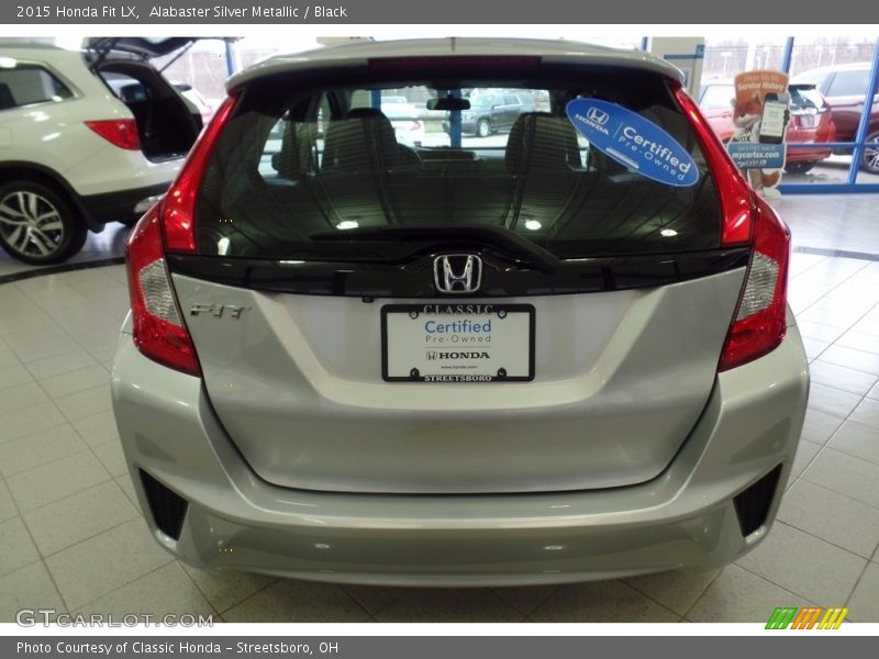 Alabaster Silver Metallic / Black 2015 Honda Fit LX