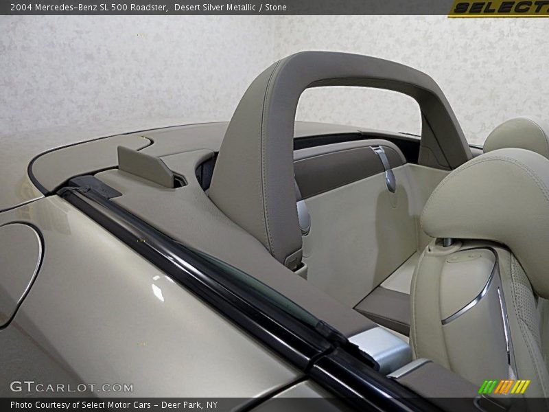 Desert Silver Metallic / Stone 2004 Mercedes-Benz SL 500 Roadster