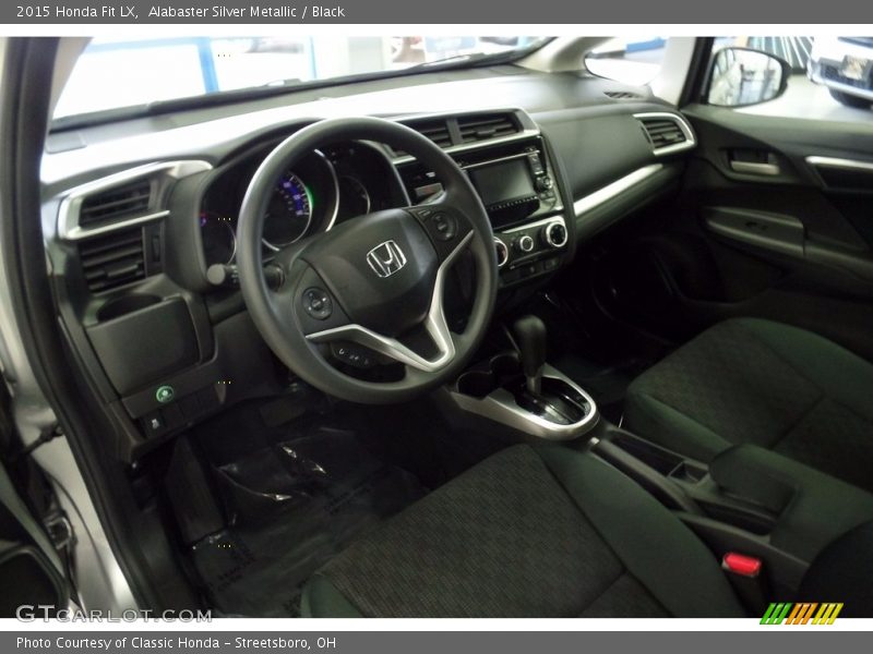 Alabaster Silver Metallic / Black 2015 Honda Fit LX