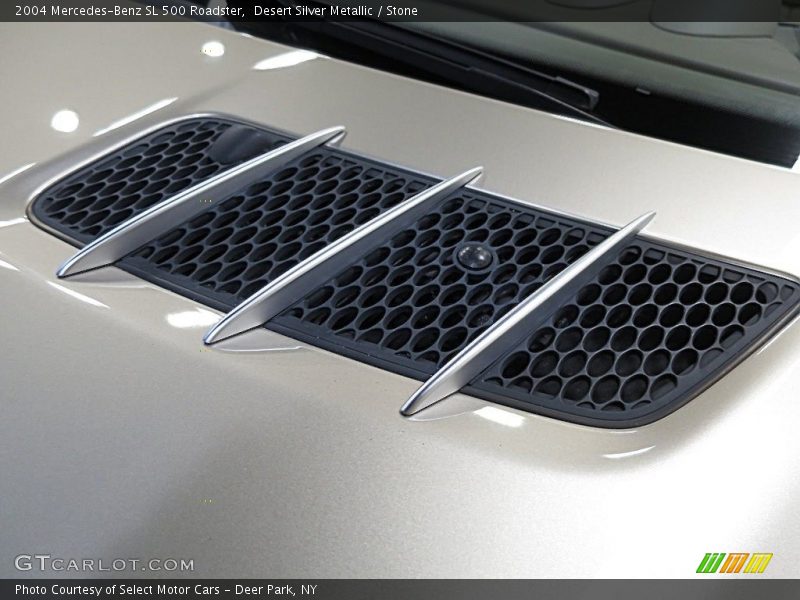 Desert Silver Metallic / Stone 2004 Mercedes-Benz SL 500 Roadster