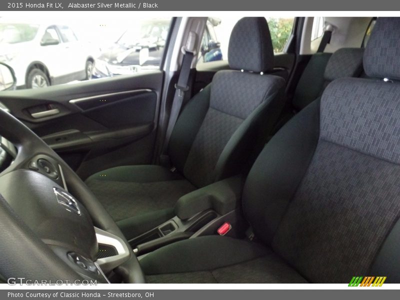 Alabaster Silver Metallic / Black 2015 Honda Fit LX