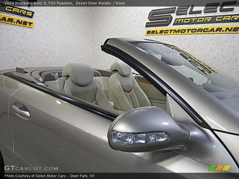 Desert Silver Metallic / Stone 2004 Mercedes-Benz SL 500 Roadster