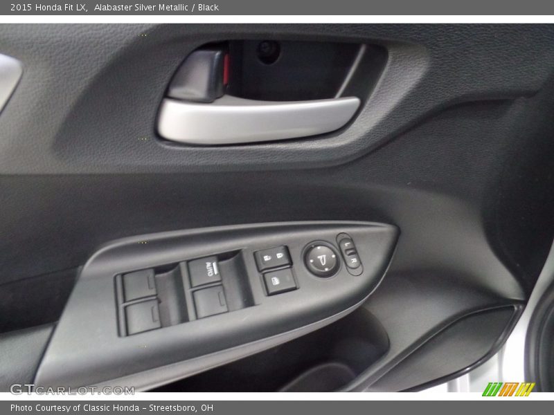Alabaster Silver Metallic / Black 2015 Honda Fit LX