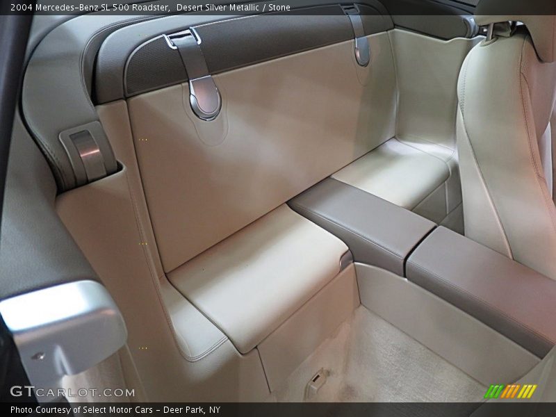 Desert Silver Metallic / Stone 2004 Mercedes-Benz SL 500 Roadster