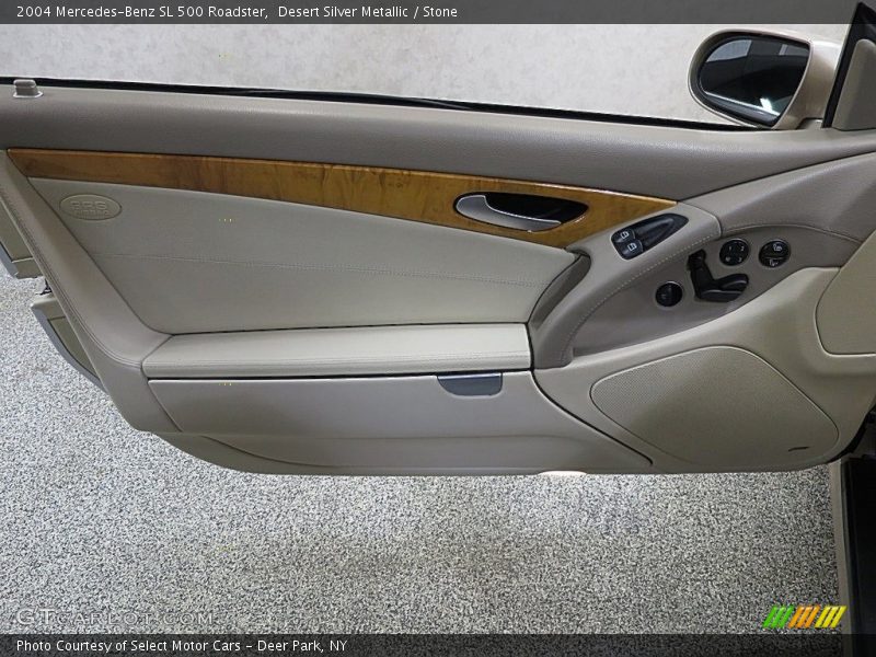 Desert Silver Metallic / Stone 2004 Mercedes-Benz SL 500 Roadster
