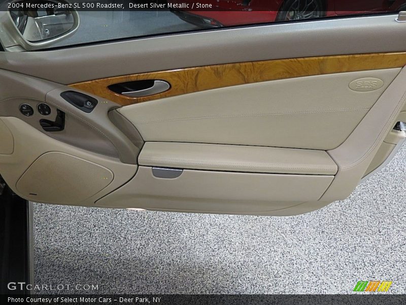 Desert Silver Metallic / Stone 2004 Mercedes-Benz SL 500 Roadster