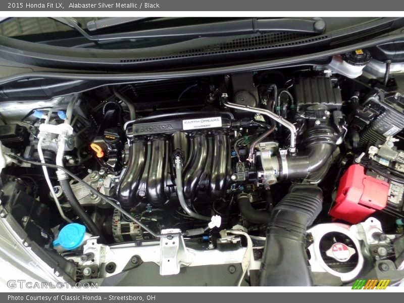 Alabaster Silver Metallic / Black 2015 Honda Fit LX