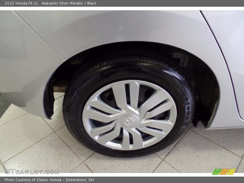 Alabaster Silver Metallic / Black 2015 Honda Fit LX