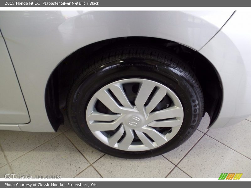 Alabaster Silver Metallic / Black 2015 Honda Fit LX