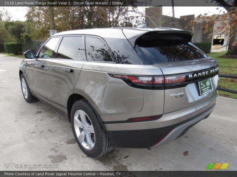 Silicon Silver Metallic / Ebony 2018 Land Rover Range Rover Velar S