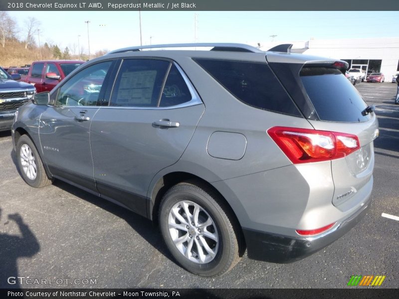 Pepperdust Metallic / Jet Black 2018 Chevrolet Equinox LT AWD