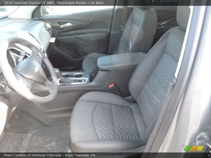 Pepperdust Metallic / Jet Black 2018 Chevrolet Equinox LT AWD