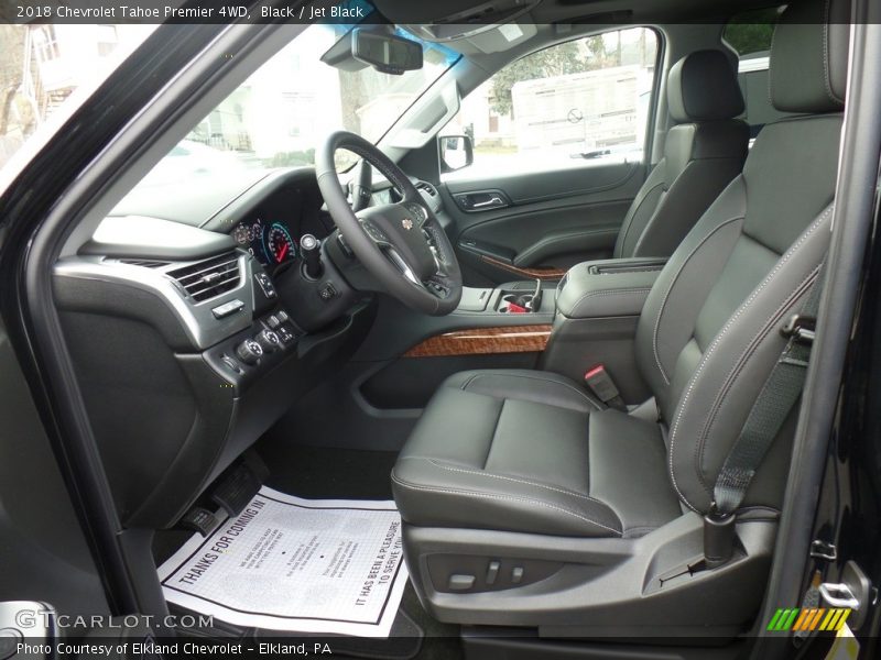  2018 Tahoe Premier 4WD Jet Black Interior