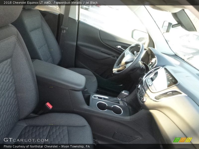 Pepperdust Metallic / Jet Black 2018 Chevrolet Equinox LT AWD